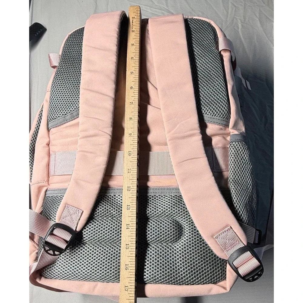 Taygeer Travel Laptop Backpack Pink USB Charging 17